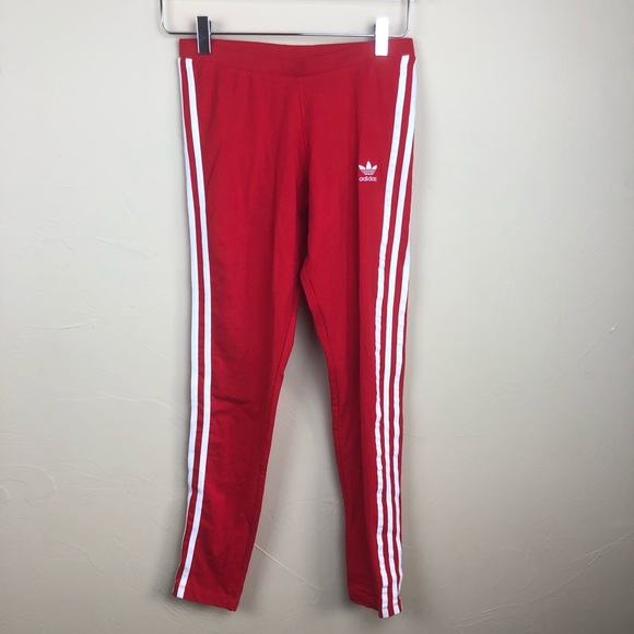 adidas Pants - Adidas | Originals Red Striped Leggings